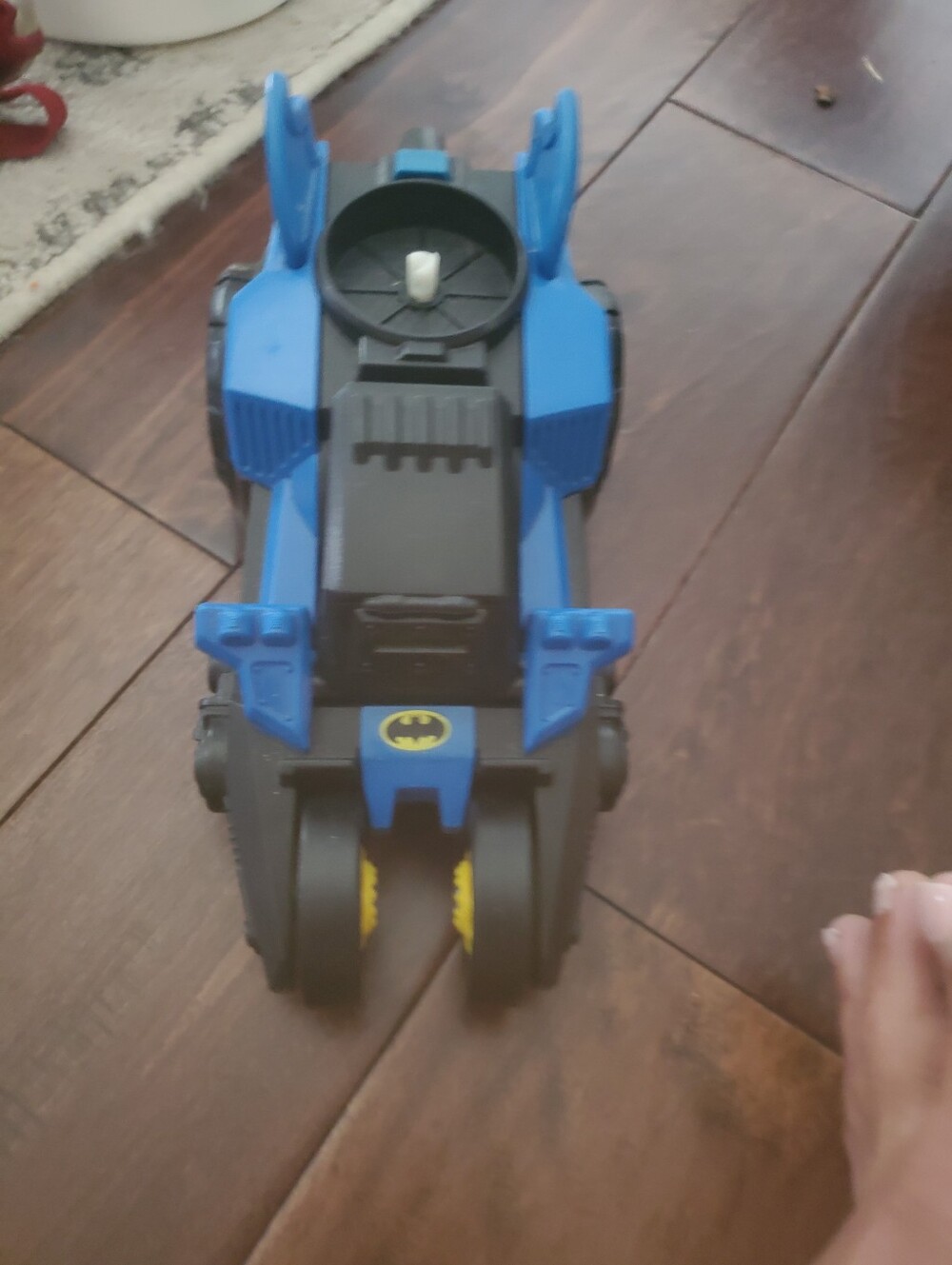 Motorized Batmobile Vehicke Batman Blue and Black Batmobile Imaginext Fisher Pri